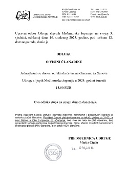 Odluka 2024 mala